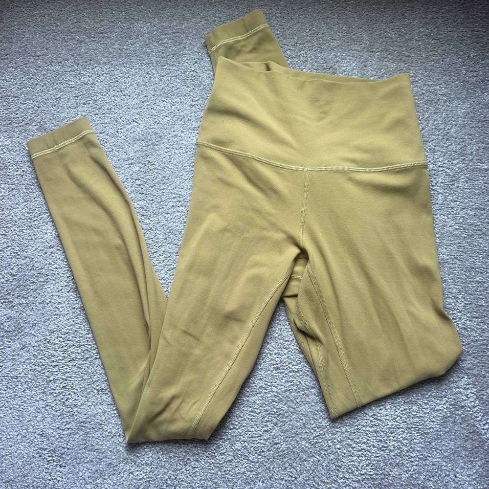 lululemon athletica Mustard Yellow Leggings